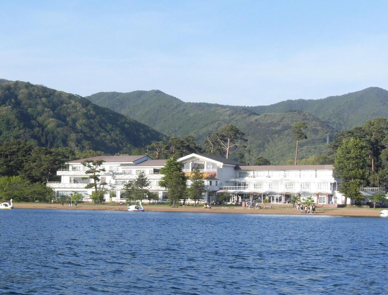 Hôtel Lakeside Banko à Inawashiro Extérieur photo