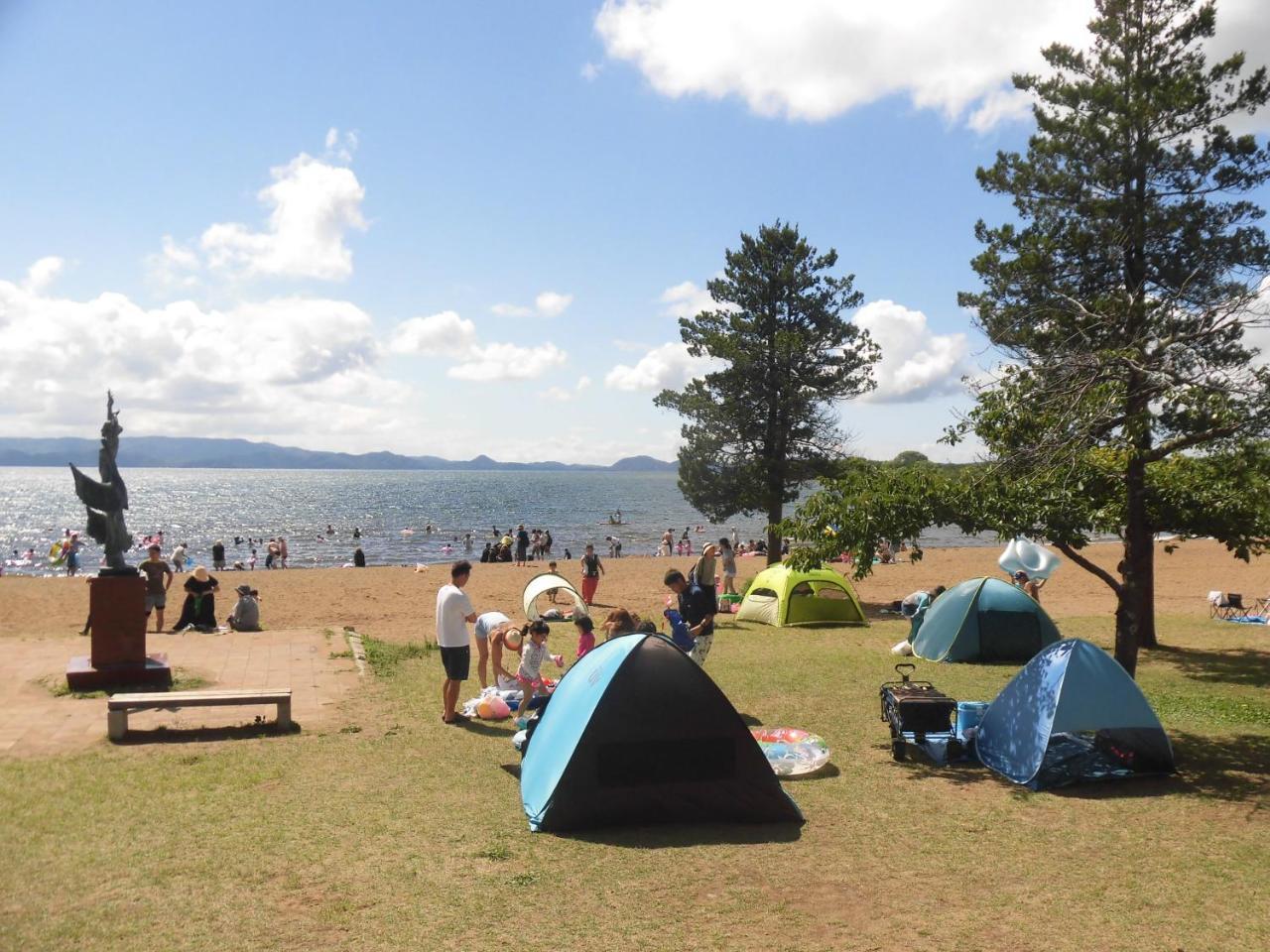 Hôtel Lakeside Banko à Inawashiro Extérieur photo